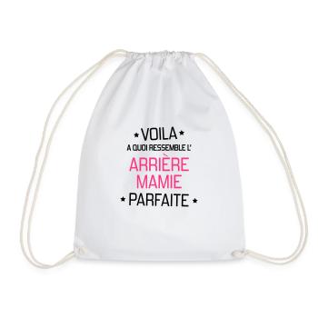 Arrière Mamie Mamy Grand Mère Grand-Mère - Drawstring Bag - white - Front