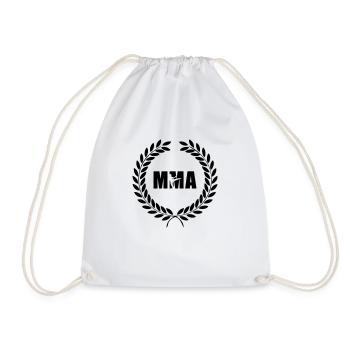 mma - Turnbeutel - Weiß - Vorne