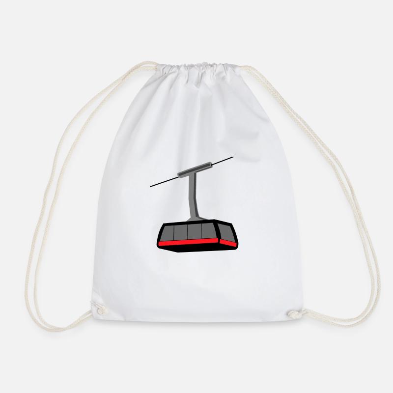 gondola - Drawstring Bag - white