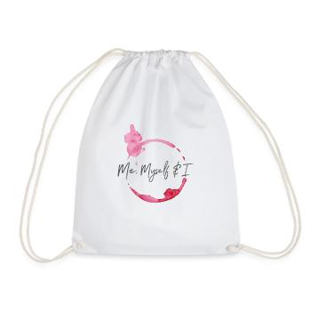 Me myself and I - Drawstring Bag - white - Front