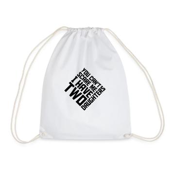 J’ai deux filles - Sac de sport léger - blanc - Devant