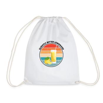 Lemon Design Lemonades Stand Boss Vente de citron - Sac de sport léger - blanc - Devant