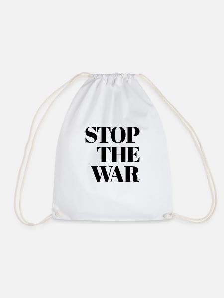Stop The War - Turnbeutel - Weiß