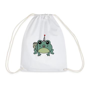 Silo of the frog - Drawstring Bag - white - Front