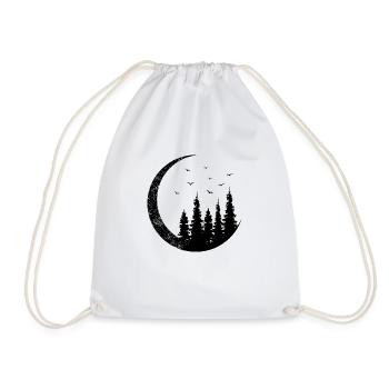 Croissant paysager - Sac de sport léger - blanc - Devant