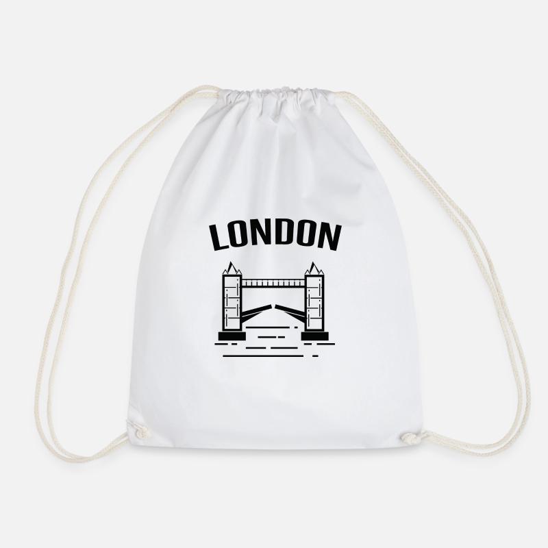 London - Turnbeutel - Weiß