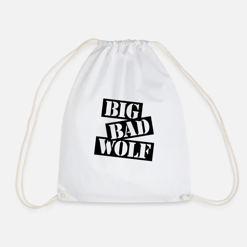 big bad wolf Zitat - Turnbeutel - Weiß