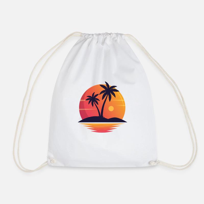 Couché de soleil - Sac de sport léger - blanc