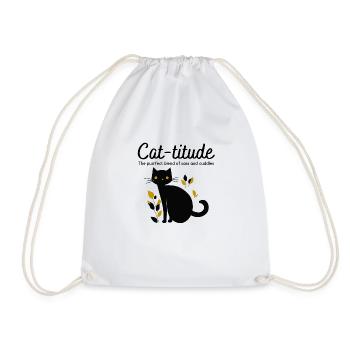 TITUDE CAT - Sac de sport léger - blanc - Devant
