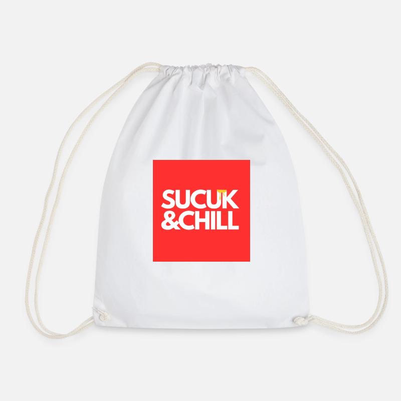 Sucuk&Chill - Turnbeutel - Weiß