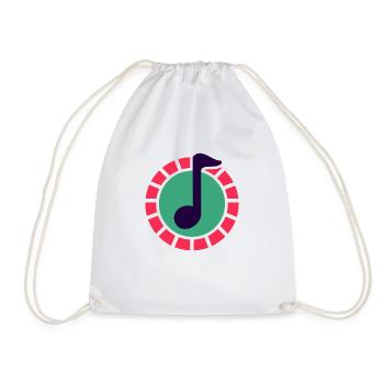 MUSIK - Turnbeutel - Weiß - Vorne