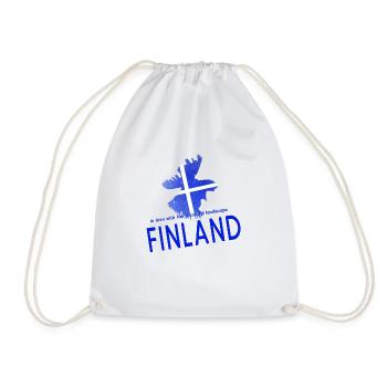 Finlande Suomi - Sac de sport léger - blanc - Devant