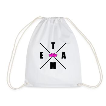 Team Herats - Drawstring Bag - white - Front