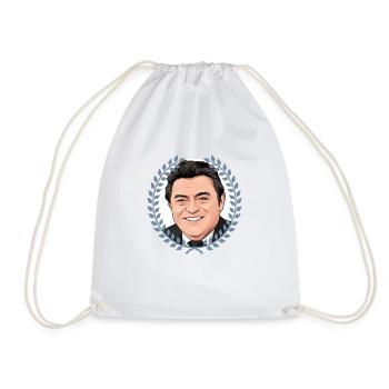 FJS // Illustration - Drawstring Bag - white - Front