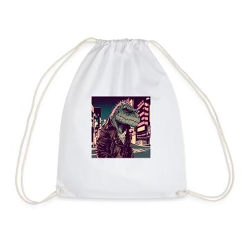 Dinosaure Japon Japon - Sac de sport léger - blanc - Devant