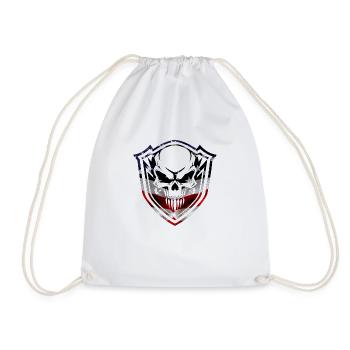 Army War Military Uniform Force Soldier Camouflage - Drawstring Bag - white - Front