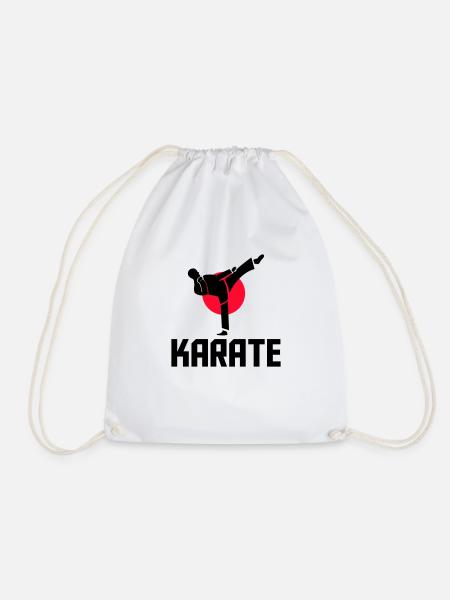 karate - Turnbeutel - Weiß