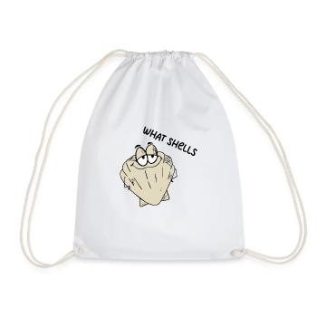Funny Saying Picture Funny Humor Gift Idea - Drawstring Bag - white - Front