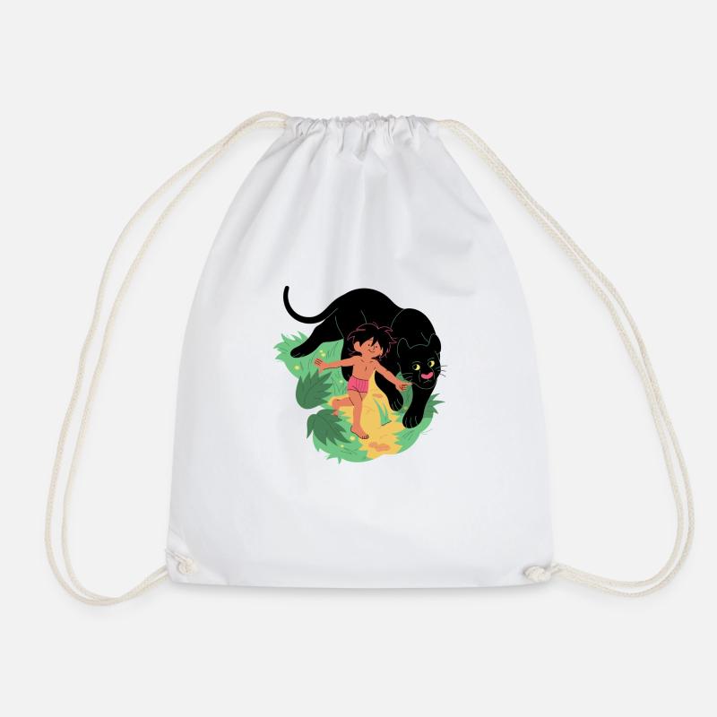 Jungle Book friends - Drawstring Bag - white