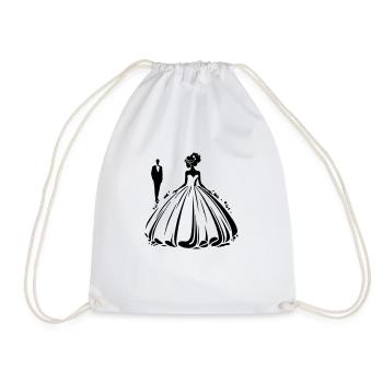 Mariée - Sac de sport léger - blanc - Devant