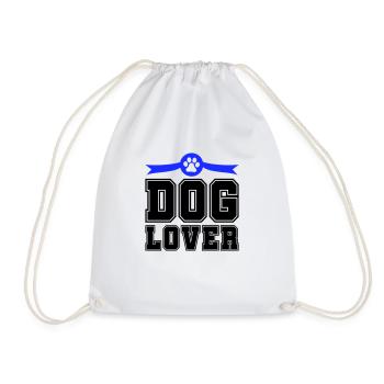 dog lover - Turnbeutel - Weiß - Vorne