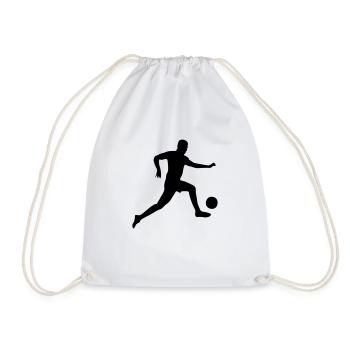 Footballer - Drawstring Bag - white - Front