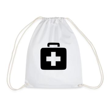 Doctor's kit - Drawstring Bag - white - Front