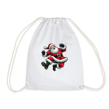 Père Noël - Sac de sport léger - blanc - Devant