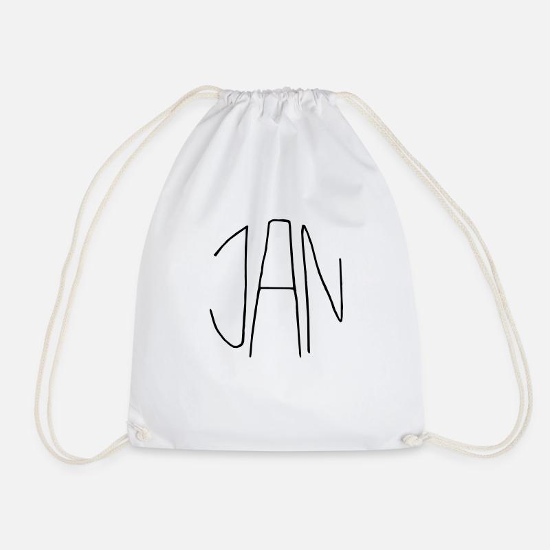 Jan - Drawstring Bag - white