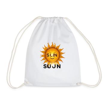 Sun - Turnbeutel - Weiß - Vorne