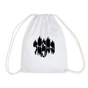 trip - Drawstring Bag - white - Front
