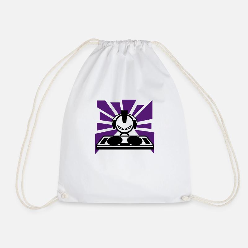 DJ - Drawstring Bag - white