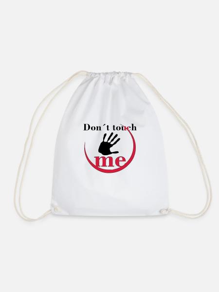 Don´t touch me - Turnbeutel - Weiß