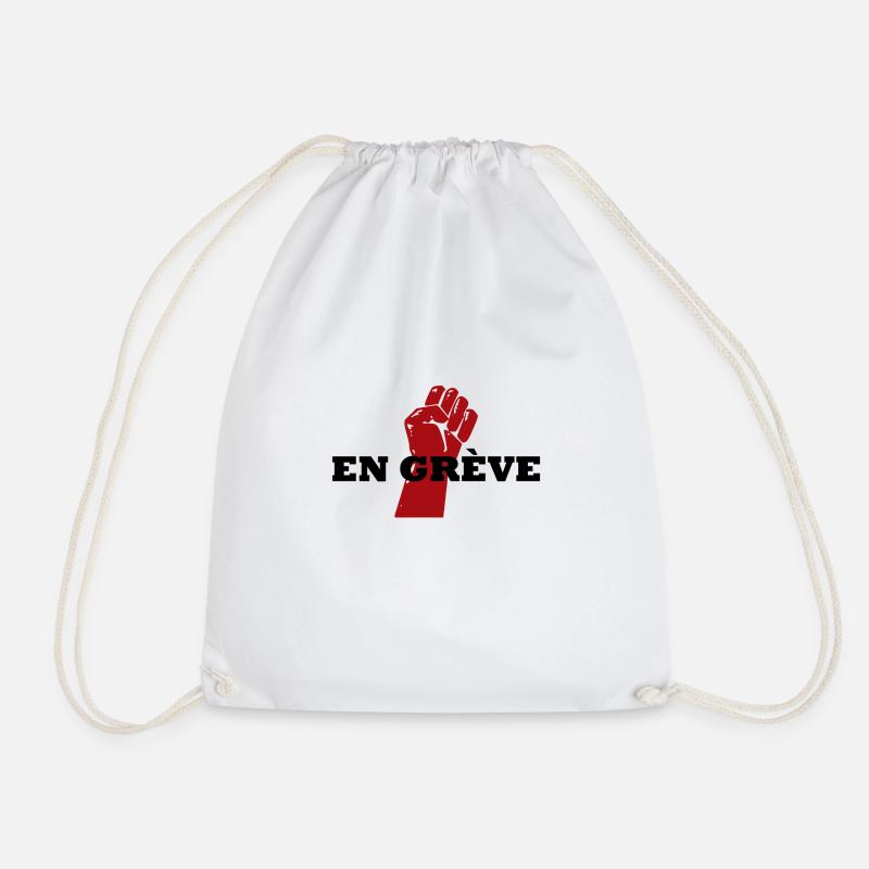 En Grève - Sac de sport léger - blanc