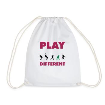 PLAY DIFFERENT 2 - Turnbeutel - Weiß - Vorne