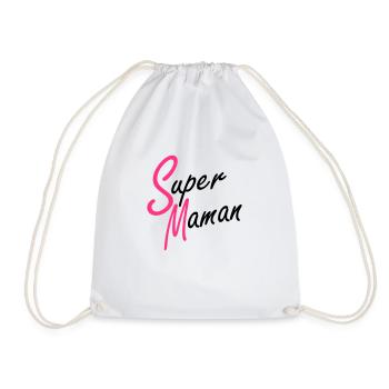 Super Maman - Turnbeutel - Weiß - Vorne