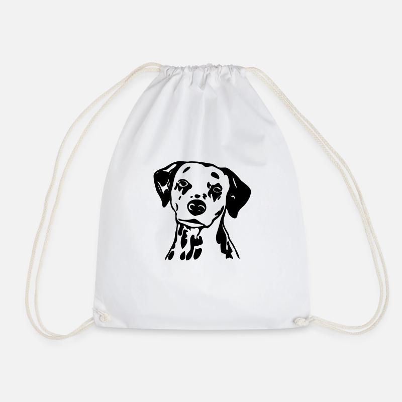 dalmatiner_hund - Drawstring Bag - white