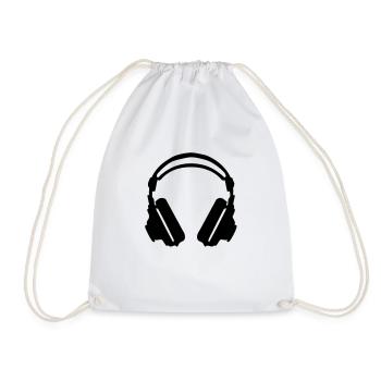 egaliseur casques dj audio music zik19 - Sac de sport léger - blanc - Devant