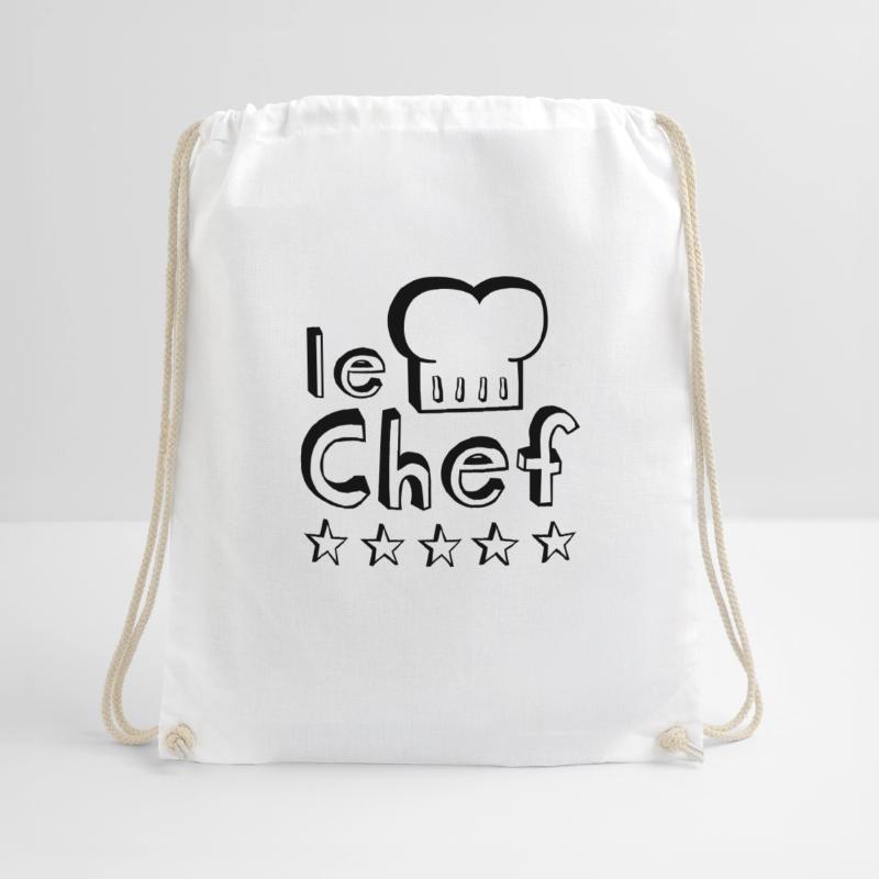 Le Chef Vater, Ehemann oder man Meister der Grill, Turnbeutel