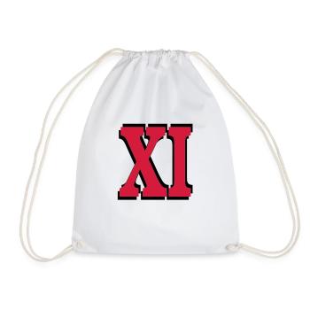 11th Birthday - Drawstring Bag - white - Front