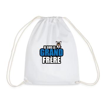 je suis le grand frère - Sac de sport léger - blanc - Devant