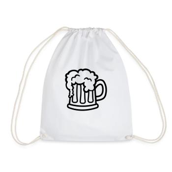 Bière - Sac de sport léger - blanc - Devant