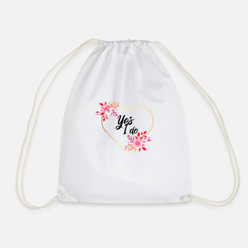 YES I DO #4 - Sac de sport léger - blanc