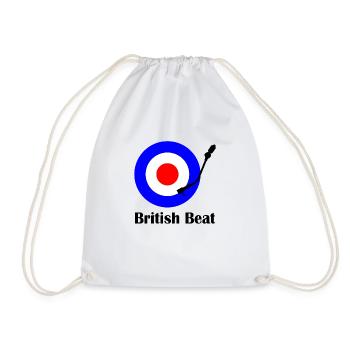 british beat - Turnbeutel - Weiß - Vorne