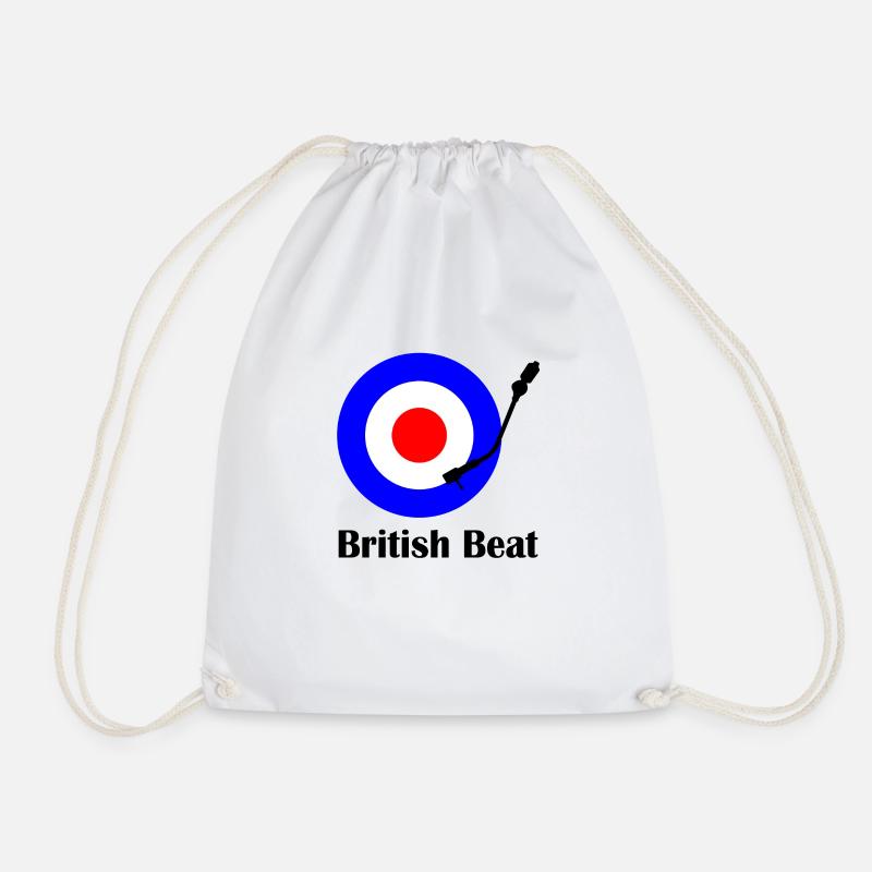 british beat - Turnbeutel - Weiß