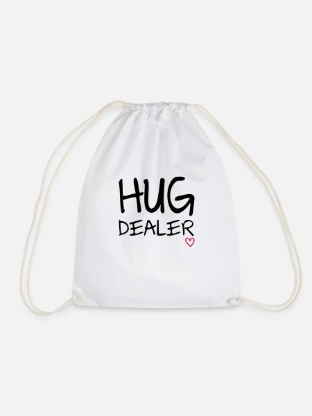 Hug Dealer - Turnbeutel - Weiß