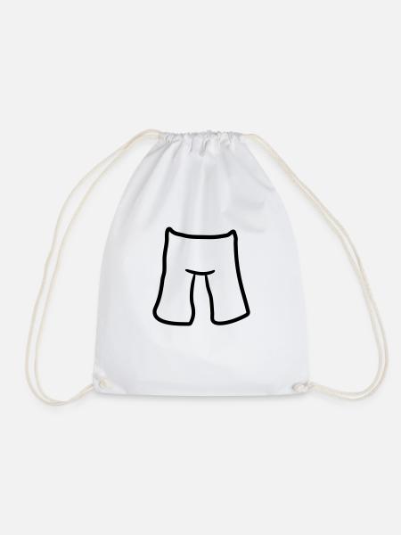 sommer hose anziehen kurze shorts warm kleidung bo - Turnbeutel - Weiß