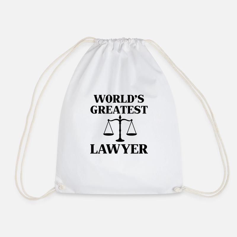 World's greatest Lawyer - Turnbeutel - Weiß