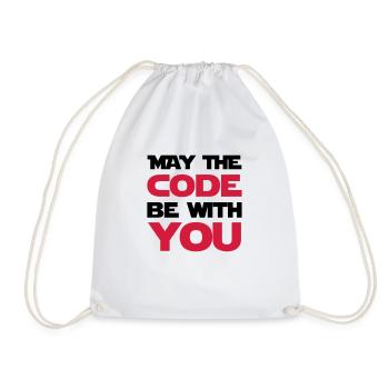 May the code be with you - Sac de sport léger - blanc - Devant