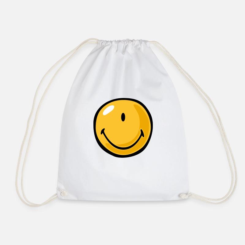 Smiley cyclops - Turnbeutel - Weiß